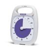 TIME TIMER PLUS 120 Minute Desk Visual Timer Countdown Timer with Portable Handle for Classroom, Office, Homeschooling, Study Tool, with Silent Operation (White) view 1