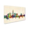 Trademark Fine Art Seoul Skyline South Korea by Michael Tompsett, 16x24-Inch-Inch view 2