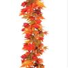 Silk Plants Direct Maple Leaf Garland (Pack of 6) view 1