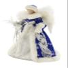 Windy Hill Collection 14" Inch Standing Blue Angel Christmas Tree Topper or Table Top 414530 view 2