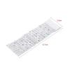100Pcs Chair Sash Rings Silver Napkin Rings Holder with Hasp Closure Plastic Mesh Wrap Ribbon Table Ornament for Wedding Party Birthday Anniversary Mother's Day Adornment view 3