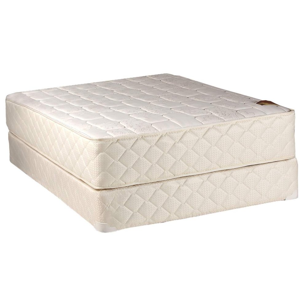 Dream Solutions USA Grandeur Deluxe California King Size (72"x84"x12") Mattress and Low 5" Height Box Spring Set - Fully Assembled, Good for Your Back, Luxury Height, Long Lasting and 2 Sided