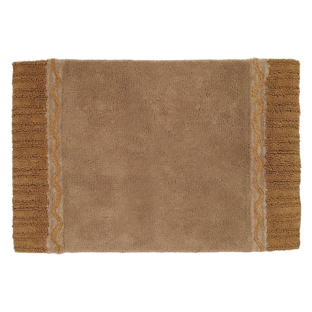 Avanti Linens - Bath Mat, Cotton Bath Rug, Skid Resistant Bathroom Decor (Braided Medallion Collection, 20" x 30")
