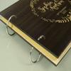 Custom Floral Wood Engraved Bride & Groom Advice Book Personalized Wedding Sign in Guest Book view 3