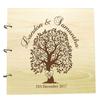 Darling Souvenir Mr and Mrs Personalized Name and Date Wedding Tree Guest Book Photo Albums Scrapbook view 1