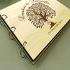 Darling Souvenir Mr and Mrs Personalized Name and Date Wedding Tree Guest Book Photo Albums Scrapbook view 4