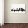 Trademark Fine Art Frankfurt Germany Skyline III by Michael Tompsett, 16x24-Inch-Inch view 3