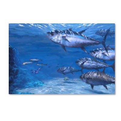 Trademark Fine Art Tuna by The Macneil Studio, 16x24-Inch-Inch