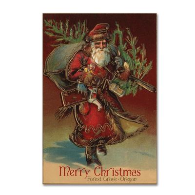 Trademark Fine Art Santa Claus 4 by Lantern Press, 16x24-Inch-Inch