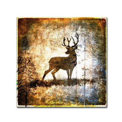 Trademark Fine Art High Country Deer by LightBoxJournal, 18x18-Inch-Inch