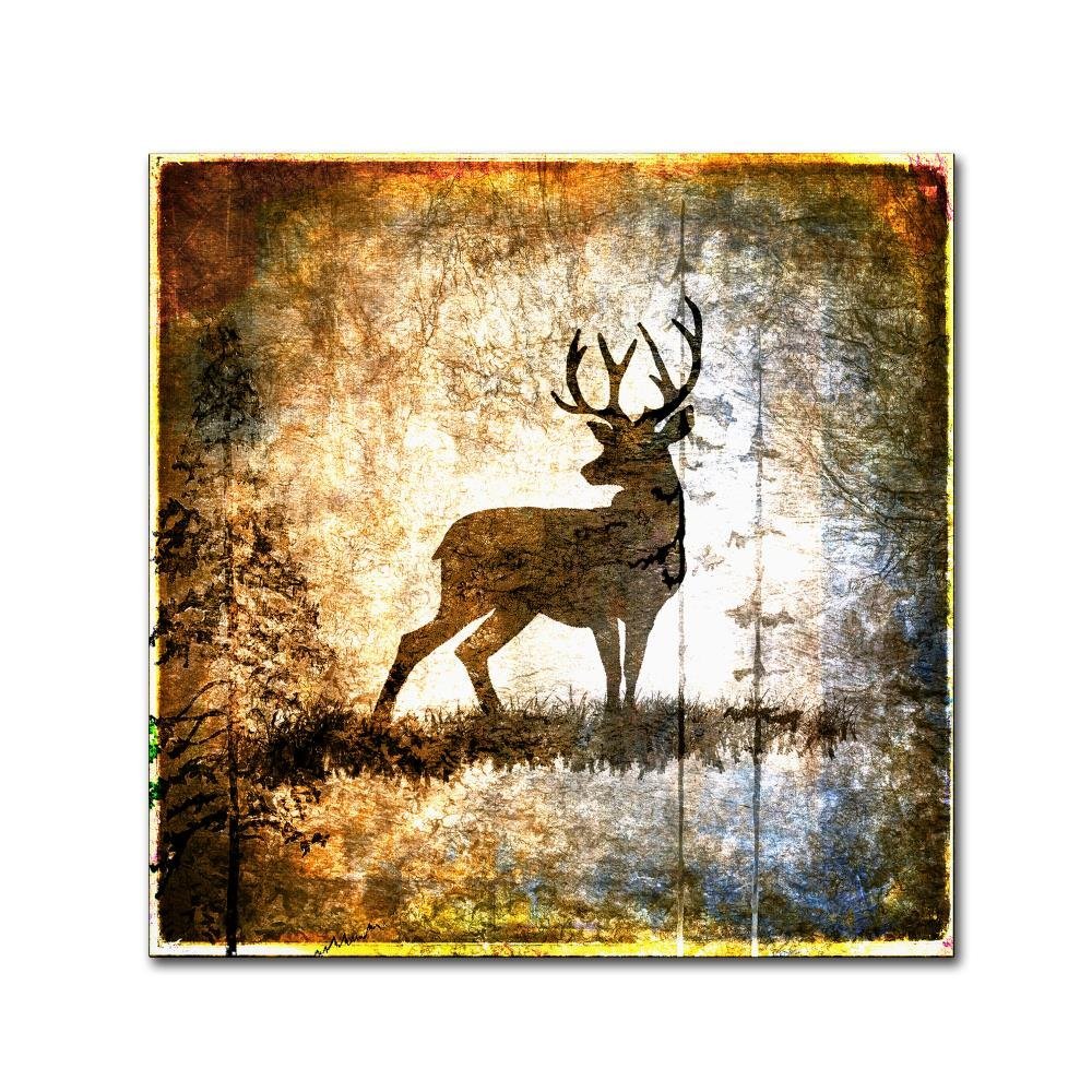 Trademark Fine Art High Country Deer by LightBoxJournal, 18x18-Inch-Inch