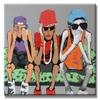 Three Wise Cool Boy Canvas Oil Painting Wall Art - 90x120cm view 1