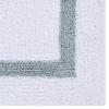 Better Trends 100% Cotton Hotel Collection Bath Mats, White & Blue Bath Mat - Tufted, Reversible & Absorbent & Machine Washable Bath Mats Runner for Tub, Shower, and Bath Room, 20" x 60" view 4