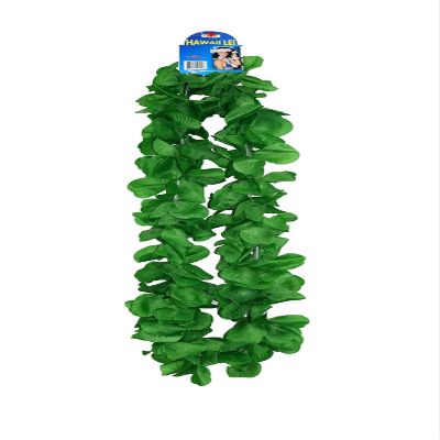 1 Dozen Lush 48" Hawaiian Leis (Dark Green)