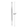 Universal Tool Stainless Steel Double Ended Carving Spatula Hobby Pottery Tools Art Supplies, 6.5 Inch view 2