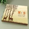 Tree Wedding Guest Book with Deer Personalized Name and Date Scrapbook Photo Albums Book view 4