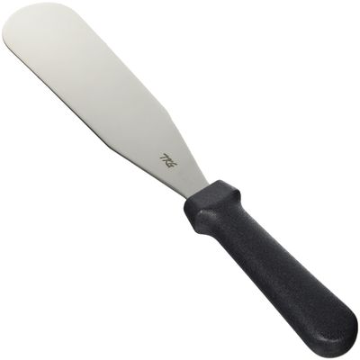 Endoshoji TKG Professional Kitchen Tools BKTO301 Turner, Round End, Polypropylene Handle, Stainless Steel Metal