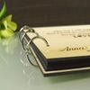 Darling Souvenir Personalised Wooden Wedding Guest Book Engraved Bride & Groom Advice Book Photo Album view 3