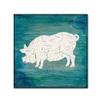 Trademark Fine Art Farm Pig by LightBoxJournal, 24x24-Inch-Inch view 1