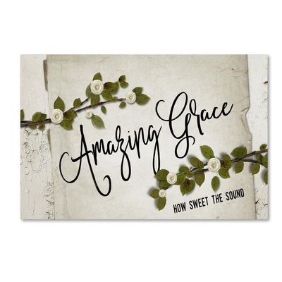Trademark Fine Art Amazing Grace Floral by Marcee Duggar, 16x24-Inch