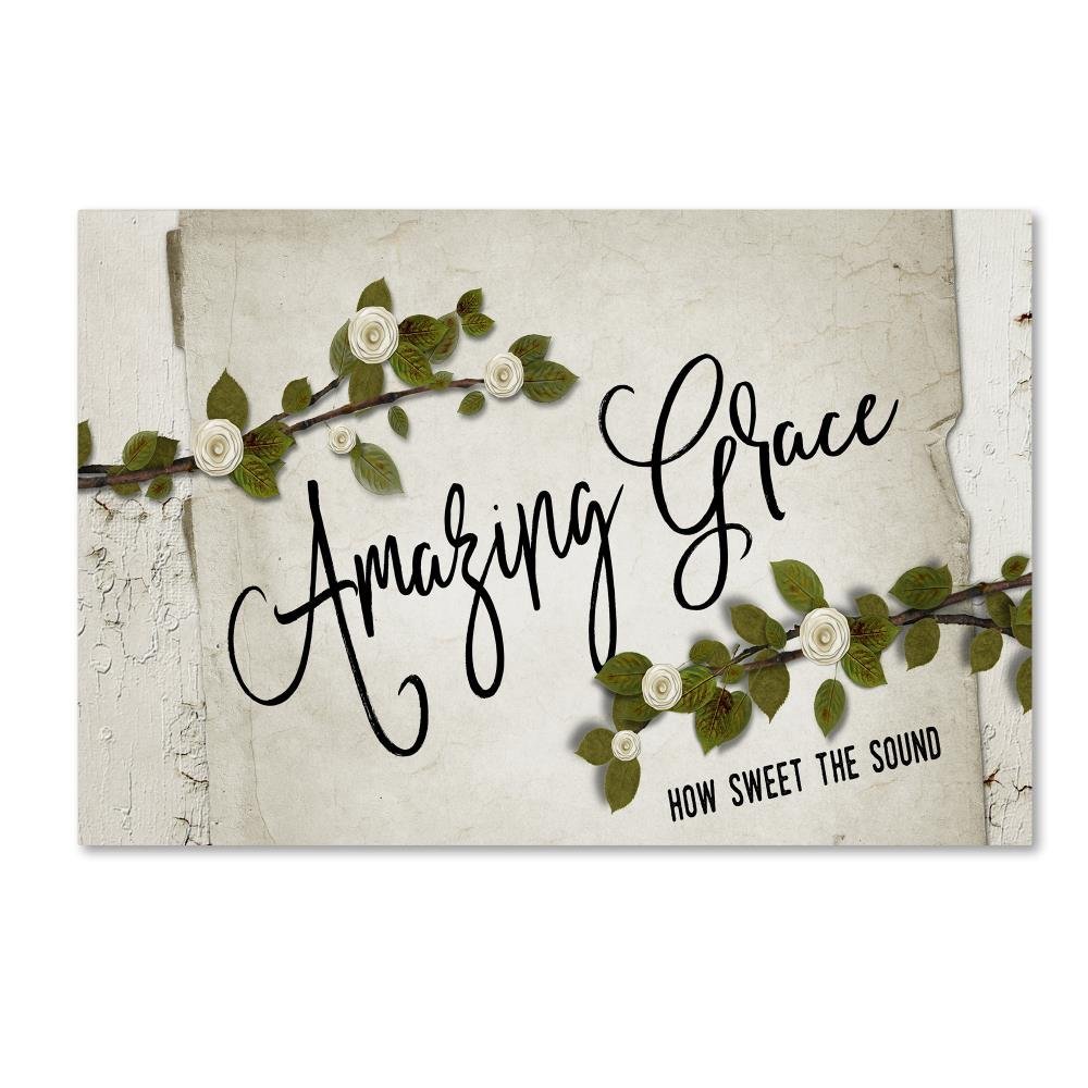 Trademark Fine Art Amazing Grace Floral by Marcee Duggar, 16x24-Inch