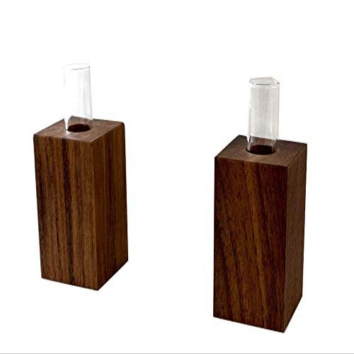 Modern Shinto Goods Walnut Bottle Pair