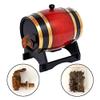 10L Whiskey Barrel Dispenser Oak Aging Barrels Home Whiskey Barrel Decanter for Wine, Spirits, Beer, and Liquor (Red Wine) view 2