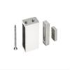 CRL SRSERF4WPS Polished Stainless Track Holder Fitting for Wall Only for SRSER78PS Deluxe Senior Serenity Sliding System Pair view 1