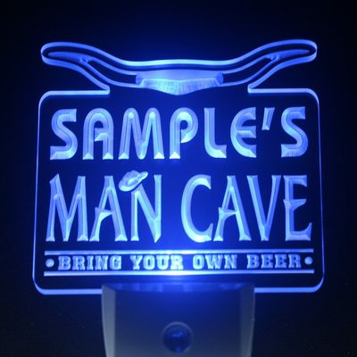 ADVPRO wspb-tm Name Personalized Custom Man Cave Beer Bar Day/Night Sensor LED Sign