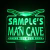 ADVPRO wspb-tm Name Personalized Custom Man Cave Beer Bar Day/Night Sensor LED Sign view 3