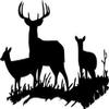 Picniva Matte White 22'' X 31'' Buck Deer DOE Hunting Vinyl Wall Decals Quotes Sayings Words Art Decor Lettering Vinyl Wall Art Inspirational Uplifting view 1