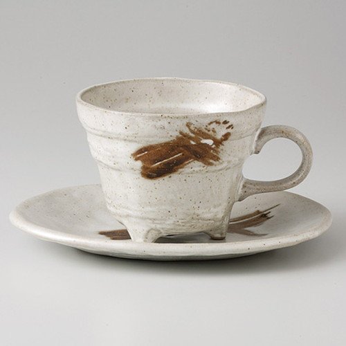 Rust Brush Coffee C/S [7.1 fl oz (200 cc), 12.8 oz (340 g), Japanese Style Coffee C/S, Cafe, Restaurant, Ryokan, Japanese Tableware, Restaurant, Commercial Use, For Guests