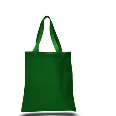 SHOPINUSA Buy Bulk ( 6 pack ) Great Price! Promotional / Custom Heavy Canvas Tote Bags (Forest Green)
