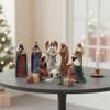Comfy Hour 11 Figurines Nativity Scene, Traditional Christmas Religious Statue, Christ Child Mary Joseph Three Wise Men and Angel, Holiday Home Decor Accent, Polyresin Artisan Sculpture view 4