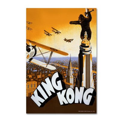 Trademark Fine Art King Kong 6 by Lantern Press, 16x24-Inch-Inch