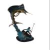 NIFAO Fishing Man On A Boat Made by Bronze view 2