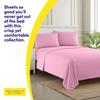 1500 Supreme Collection Twin XL Sheet Sets Pink - 3 Piece Bed Sheets and Pillowcase Set for Twin XL Mattress - Extra Soft, Elastic Corner Straps, Deep Pocket Sheets, Twin XL Pink view 2