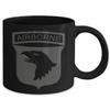 101st Airborne Coffee Mug - Grey US Army Coffee Mug - Both Sides view 2