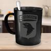 101st Airborne Coffee Mug - Grey US Army Coffee Mug - Both Sides view 3
