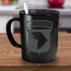 101st Airborne Coffee Mug - Grey US Army Coffee Mug - Both Sides view 4