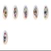 SET OF 6 KNOBS - Skull Set #51291 - Happy Sugar Skulls Skeletons - DECORATIVE Glossy CERAMIC Cupboard Cabinet PULLS Dresser Drawer KNOBS view 1