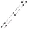 Holyart Classic Rosary Choker Saint Rita Black in 925 Sterling Silver view 3