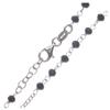 Holyart Classic Rosary Choker Saint Rita Black in 925 Sterling Silver view 4