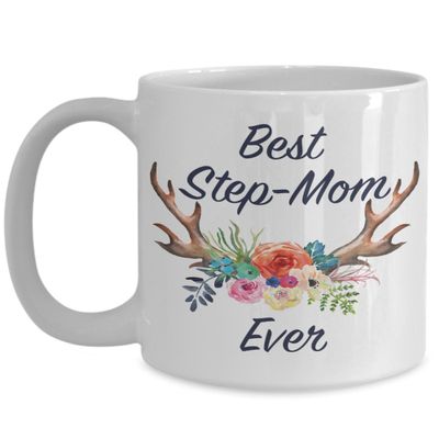 Best Step-Mom Ever Coffee Mug, Mother's Day Gift Ideas