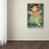 Trademark Fine Art Wyanne 'Big Eyed Girl Star Lover Fairy' Canvas view 3