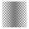 Ambesonne Abstract Shower Curtain, Vertical Square Shaped Geometric Pattern Minimalist Modern Style Trippy Design, Cloth Fabric Bathroom Decor Set with Hooks, 69" W x 70" L, Black Ivory view 2
