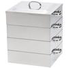 Momojirushi Commercial Square Steamer, 3 Levels, 15.4 inches ( view 1