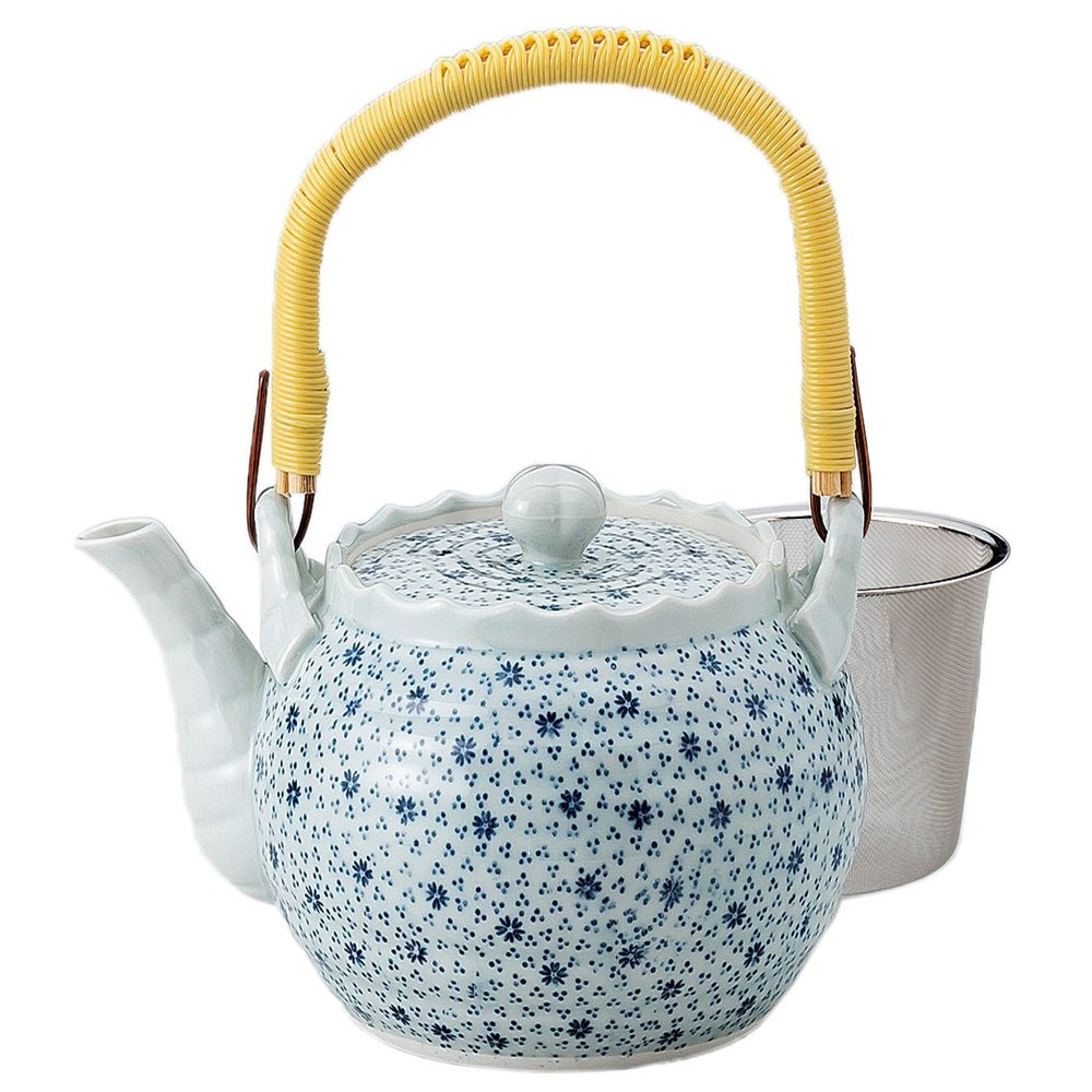 Arita Ware 468-13-433 Kaze No. 6 Earthenware Bottle (with Tea Strainer)