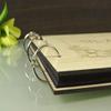 Wooden Wedding Guest Book Personalized Name and Date Rustic Wood Engraved Advice Book Photo Album view 2