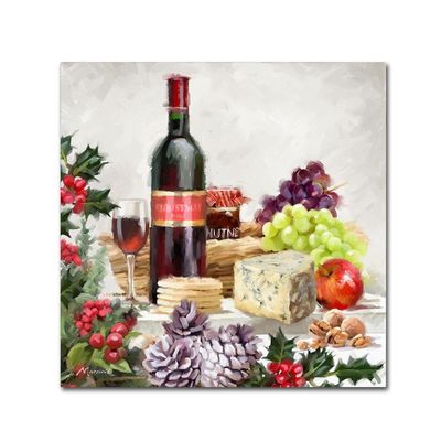 Trademark Fine Art Xmas Food by The Macneil Studio, 18x18-Inch-Inch